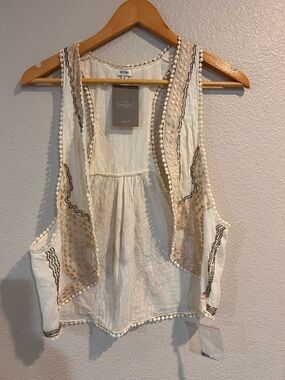 Anthropologie Moyna Beaded Vest